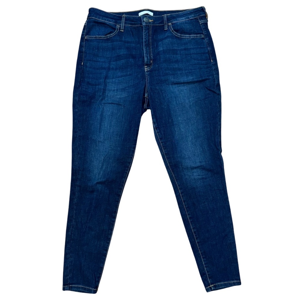 ‘SO Clothing’ dark wash curvy high-rise skinny jegging - size 17/33W